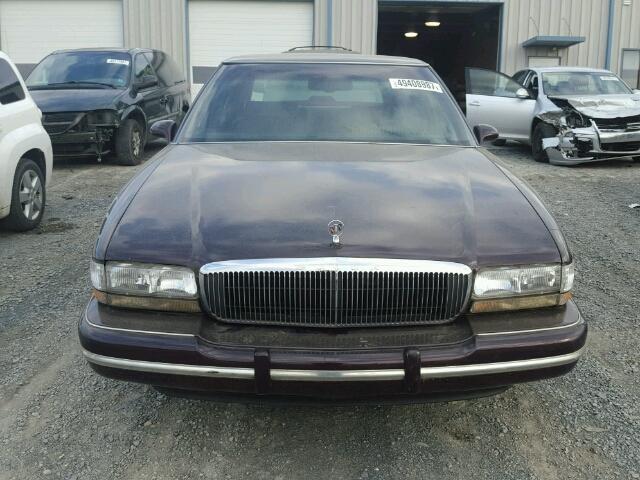 1G4CW52K2SH649788 - 1995 BUICK PARK AVENU MAROON photo 9