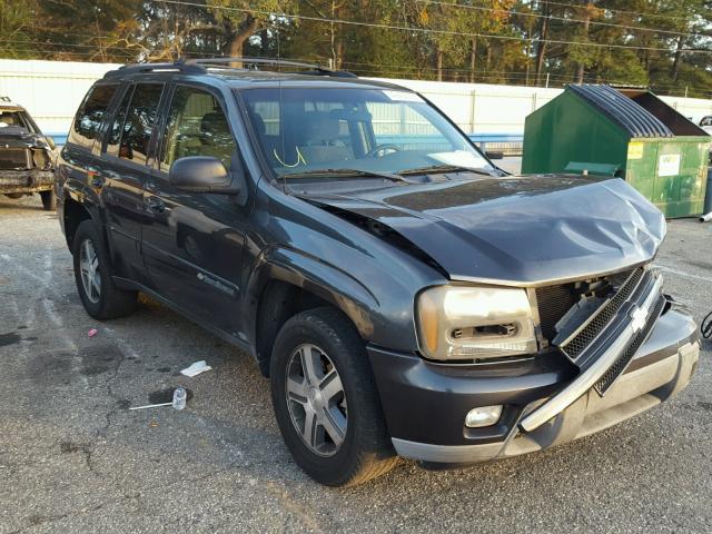 1GNDS13S842118135 - 2004 CHEVROLET TRAILBLAZE GRAY photo 1