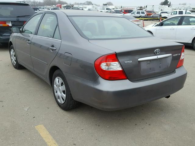 4T1BE32K24U888089 - 2004 TOYOTA CAMRY LE GRAY photo 3