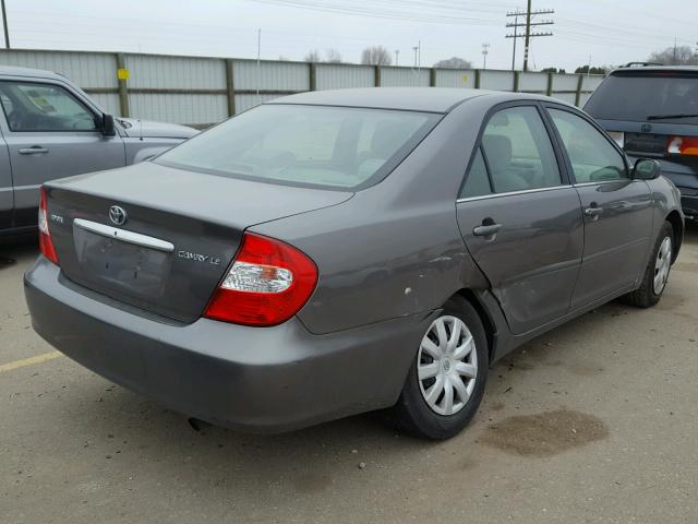 4T1BE32K24U888089 - 2004 TOYOTA CAMRY LE GRAY photo 4