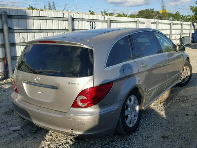 4JGCB22E37A040522 - 2007 MERCEDES-BENZ R 320 CDI GOLD photo 4