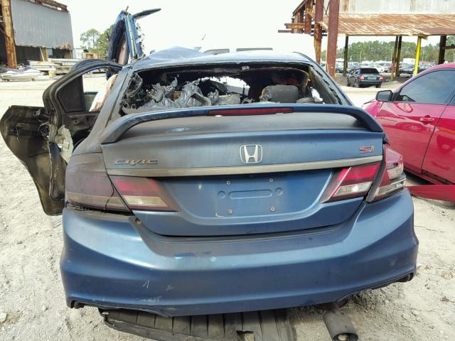 2HGFB6E57EH700369 - 2014 HONDA CIVIC SI BLUE photo 10