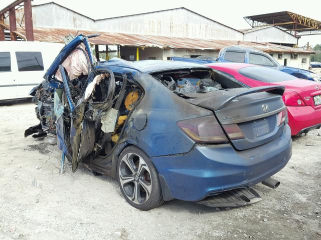 2HGFB6E57EH700369 - 2014 HONDA CIVIC SI BLUE photo 3