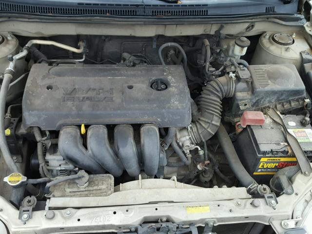 2T1BR32E56C617210 - 2006 TOYOTA COROLLA CE GOLD photo 7