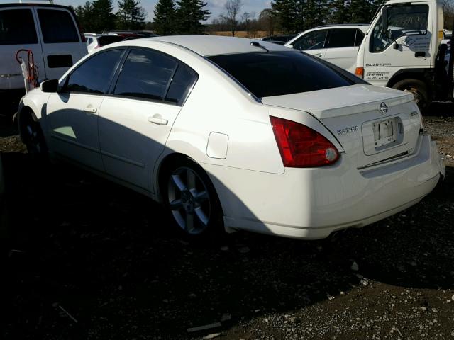 1N4BA41E25C853115 - 2005 NISSAN MAXIMA SE WHITE photo 3