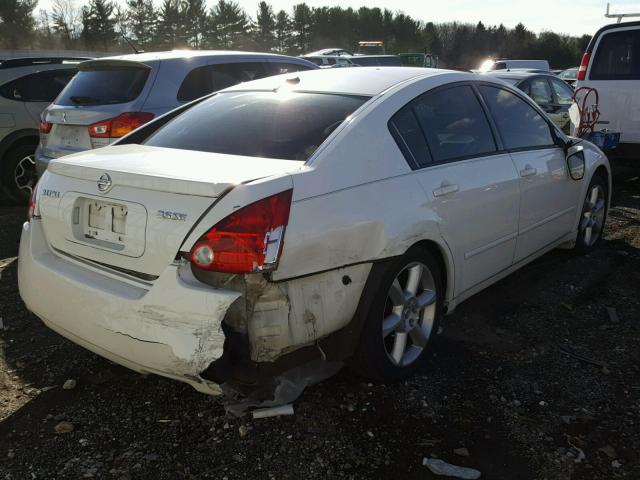 1N4BA41E25C853115 - 2005 NISSAN MAXIMA SE WHITE photo 4