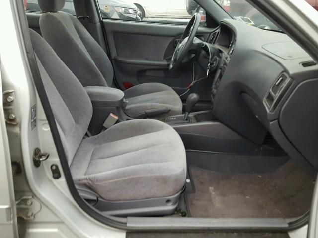 KMHDN46D36U258109 - 2006 HYUNDAI ELANTRA GL SILVER photo 5