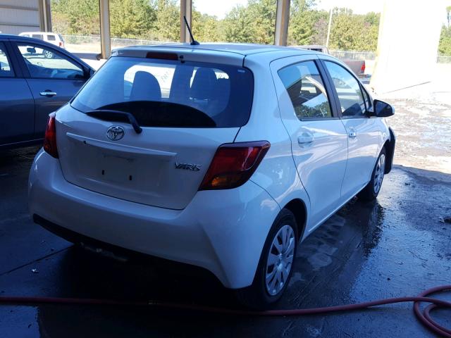 VNKKTUD34HA084784 - 2017 TOYOTA YARIS L WHITE photo 4