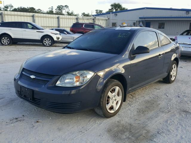 1G1AK18F787152298 - 2008 CHEVROLET COBALT LS GRAY photo 2