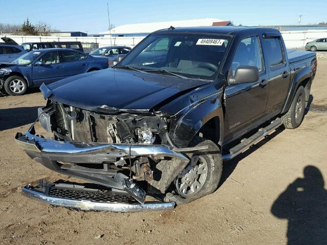 1GCDT136048211219 - 2004 CHEVROLET COLORADO BLACK photo 2