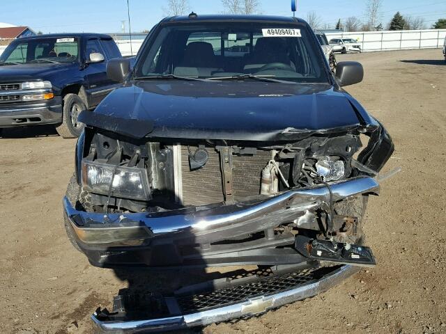 1GCDT136048211219 - 2004 CHEVROLET COLORADO BLACK photo 9