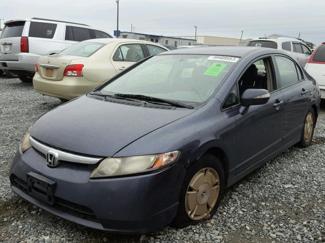 JHMFA36288S024921 - 2008 HONDA CIVIC HYBR GRAY photo 2