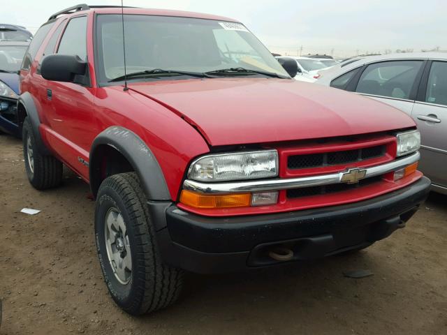 1GNCT18W22K123039 - 2002 CHEVROLET BLAZER RED photo 1