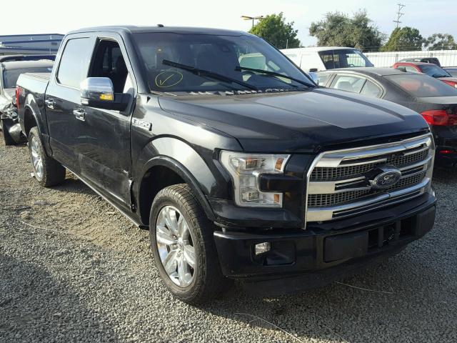 1FTEW1EG7FFB69731 - 2015 FORD F150 SUPER BLACK photo 1