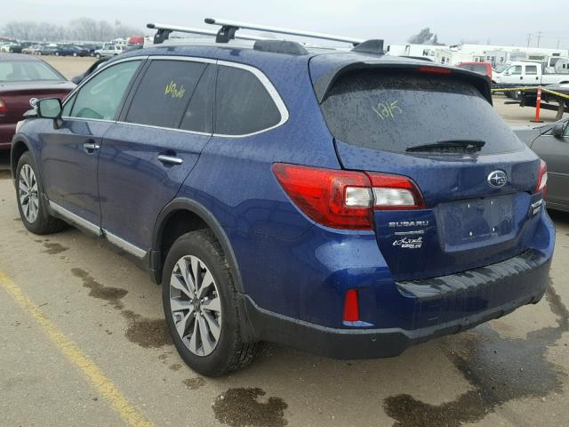 4S4BSATC5H3381557 - 2017 SUBARU OUTBACK TO BLUE photo 3