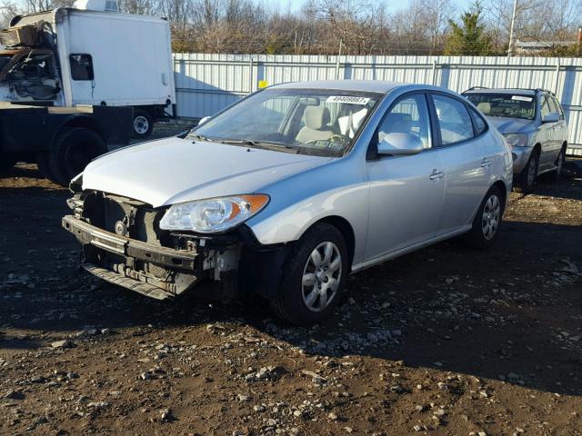 KMHDU46D48U283963 - 2008 HYUNDAI ELANTRA GL SILVER photo 2