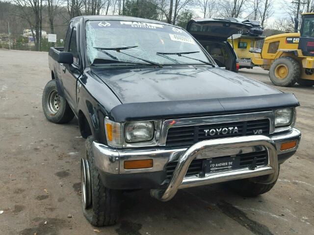 JT4VN13D4M5044099 - 1991 TOYOTA PICKUP 1/2 BLACK photo 1