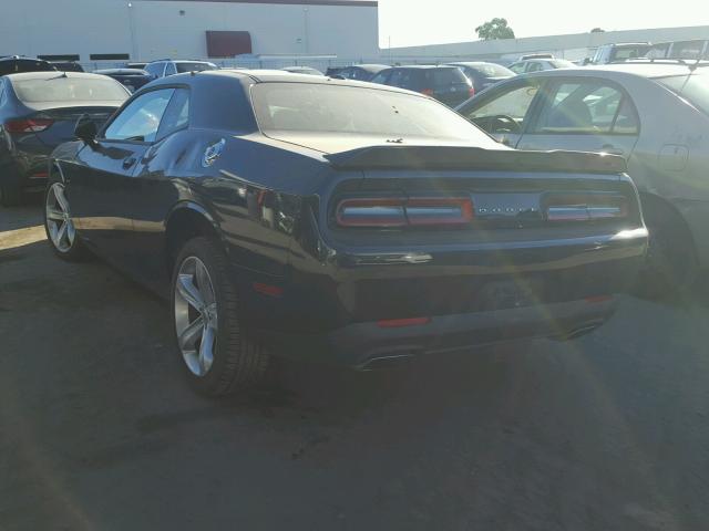 2C3CDZBT5JH123744 - 2018 DODGE CHALLENGER BLACK photo 3