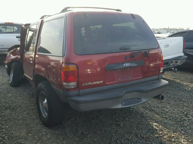 1FMZU32X6XZA36526 - 1999 FORD EXPLORER BURGUNDY photo 3