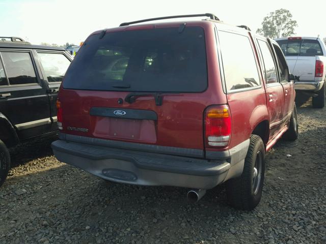 1FMZU32X6XZA36526 - 1999 FORD EXPLORER BURGUNDY photo 4