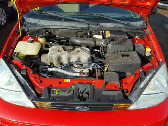 1FAFP34P12W249802 - 2002 FORD FOCUS SE RED photo 7