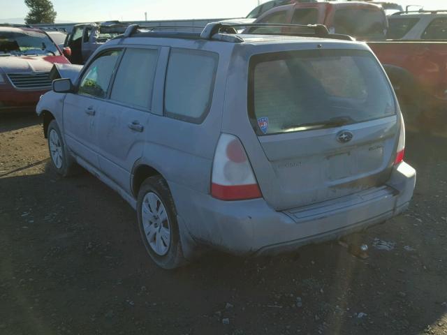 JF1SG63688H709012 - 2008 SUBARU FORESTER 2 SILVER photo 3