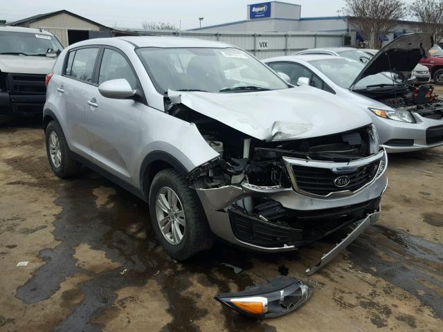 KNDPB3A27C7188604 - 2012 KIA SPORTAGE B SILVER photo 1