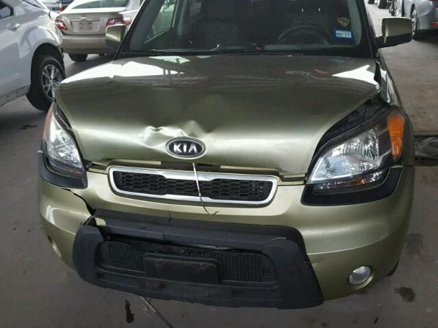 KNDJT2A22B7327100 - 2011 KIA SOUL + GREEN photo 7