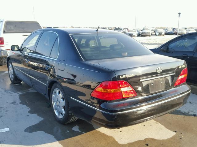 JTHBN30F820055264 - 2002 LEXUS LS 430 BLACK photo 3