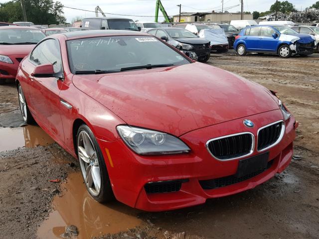 WBAYM1C59DDZ02310 - 2013 BMW 650 XI RED photo 1