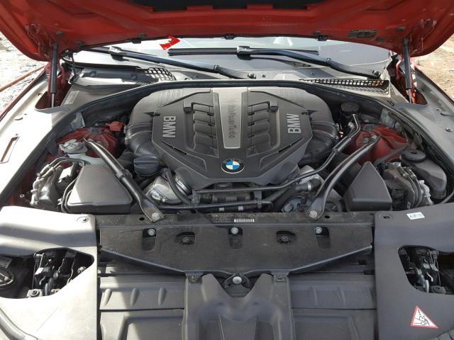 WBAYM1C59DDZ02310 - 2013 BMW 650 XI RED photo 7