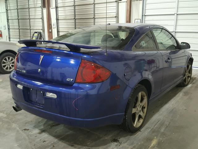 1G2AN15B077359344 - 2007 PONTIAC G5 GT BLUE photo 4