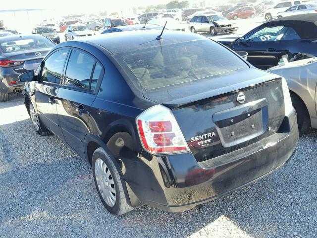 3N1AB61E68L751794 - 2008 NISSAN SENTRA 2.0 BLACK photo 3