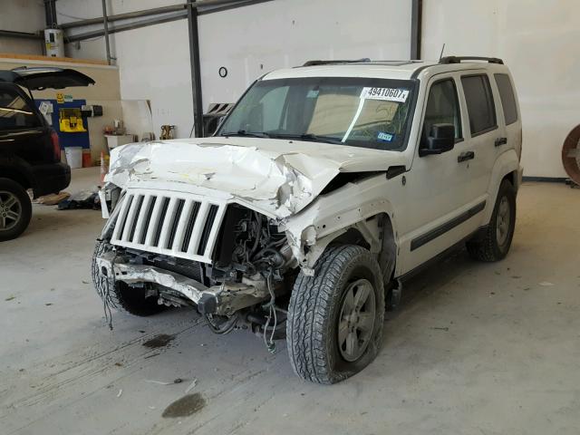 1J8GN28K09W543787 - 2009 JEEP LIBERTY SP WHITE photo 2