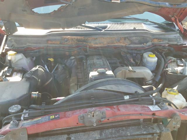 3D7KS28C36G179836 - 2006 DODGE RAM 2500 S RED photo 7