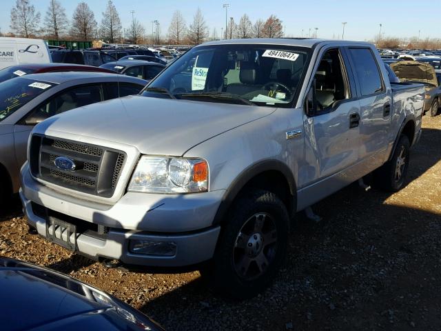 1FTPW14524KB12866 - 2004 FORD F150 SUPER SILVER photo 2