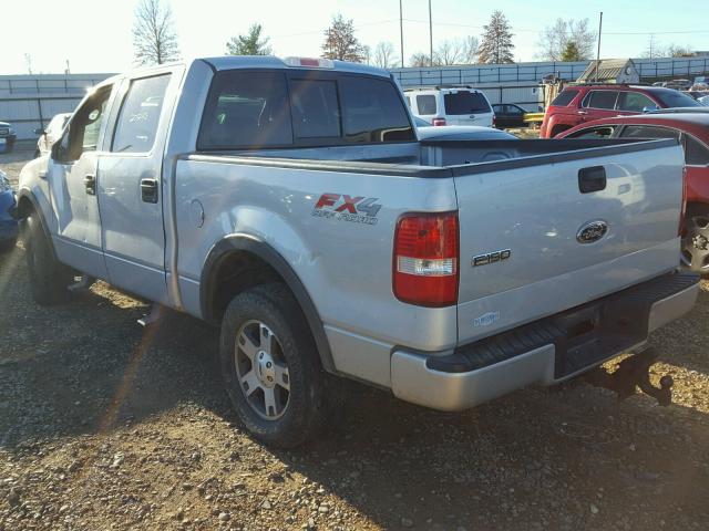 1FTPW14524KB12866 - 2004 FORD F150 SUPER SILVER photo 3