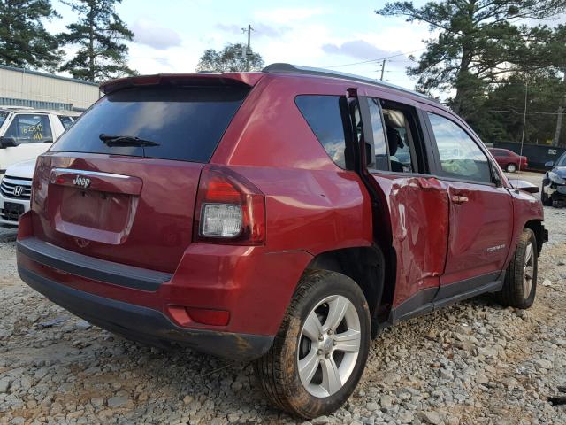 1C4NJCBA3ED643209 - 2014 JEEP COMPASS SP 栗色 照片 4