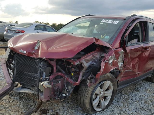 1C4NJCBA3ED643209 - 2014 JEEP COMPASS SP 栗色 照片 9