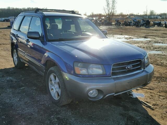 JF1SG65693H718839 - 2003 SUBARU FORESTER 2 BLUE photo 1