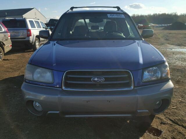 JF1SG65693H718839 - 2003 SUBARU FORESTER 2 BLUE photo 9