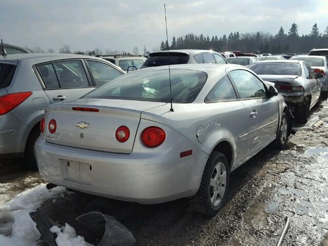 1G1AL15F777139227 - 2007 CHEVROLET COBALT LT GRAY photo 4