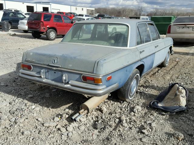 10801812075797 - 1971 MERCEDES-BENZ 280 SE BLUE photo 4