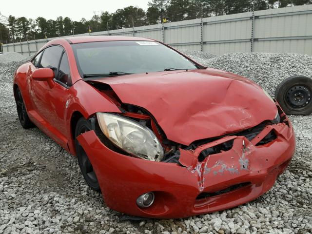 4A3AK34T06E003431 - 2006 MITSUBISHI ECLIPSE GT RED photo 1