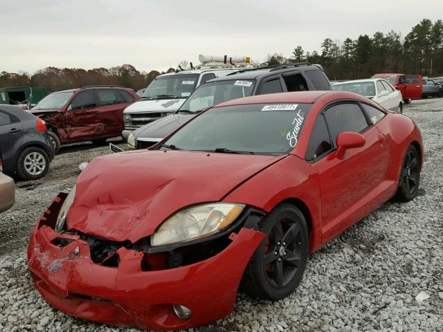 4A3AK34T06E003431 - 2006 MITSUBISHI ECLIPSE GT RED photo 2