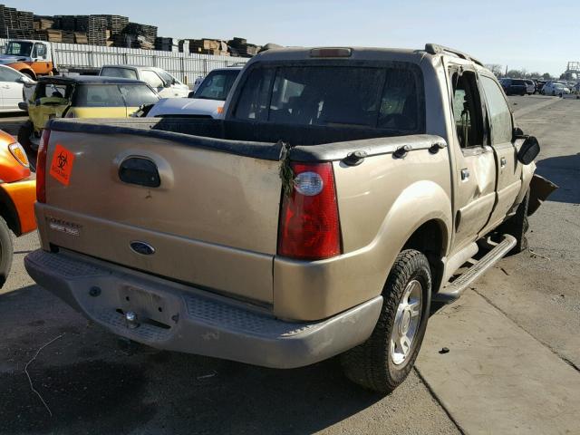 1FMZU77E71UA94373 - 2001 FORD EXPLORER S BROWN photo 4