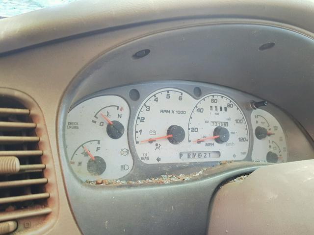 1FMZU77E71UA94373 - 2001 FORD EXPLORER S BROWN photo 8