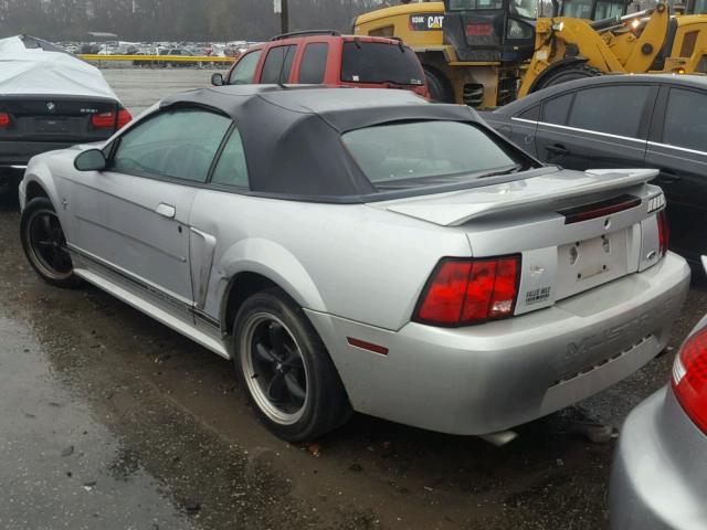 1FAFP4441YF224497 - 2000 FORD MUSTANG SILVER photo 3