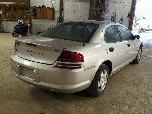 1B3EL36X83N570887 - 2003 DODGE STRATUS SE SILVER photo 4