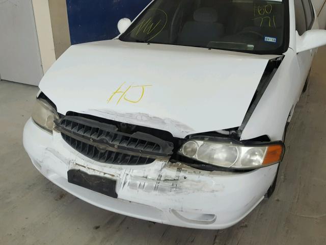 1N4DL01D41C160771 - 2001 NISSAN ALTIMA XE WHITE photo 9